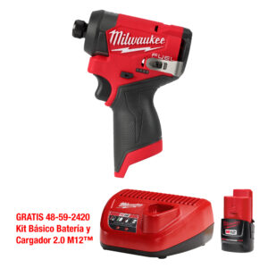 3453-20 Destornillador de impacto hexagonal M12 FUEL™ de 1/4" (solo herramienta)