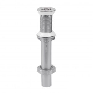 3715G Contra gris para lavabo con rejilla de acero inoxidable