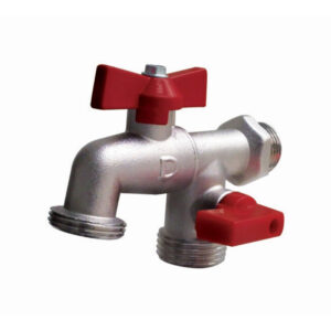4020D Llave doble de esfera para lavandería