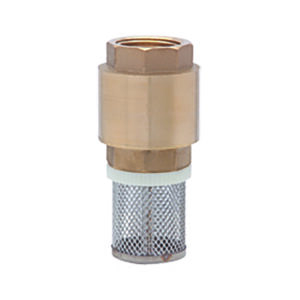 4045R.38 Válvula de pie o pichancha con canastilla de acero inoxidable