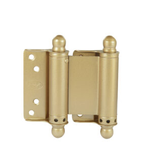 11BR Juego 2 bisagra doble acción latón brillante Lock