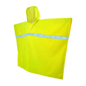 Poncho impermeable con cintas reflejantes unitalla Surtek