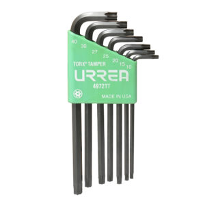 4972TT Juego de 7 llaves hexagonales "L" Torx® tper rack Urrea