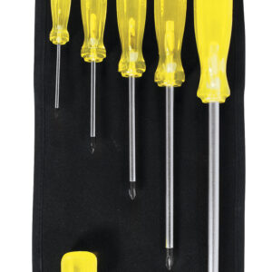 9600A Juego de 6 destornilladores ámbar punta Phillips® Urrea