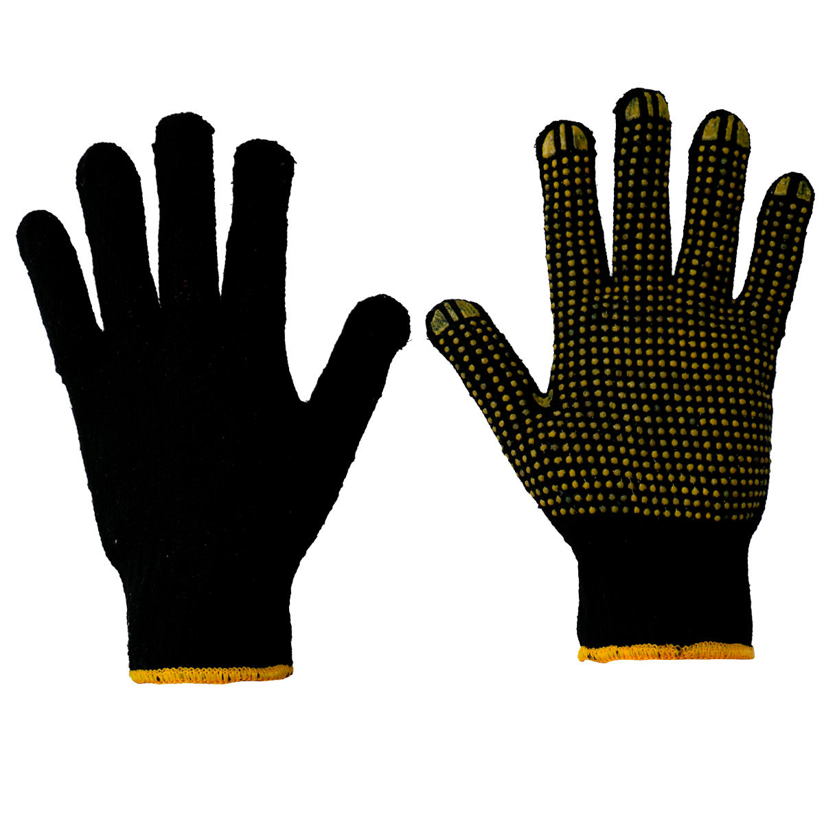 Guantes de algodón con puntos de PVC talla G Surtek