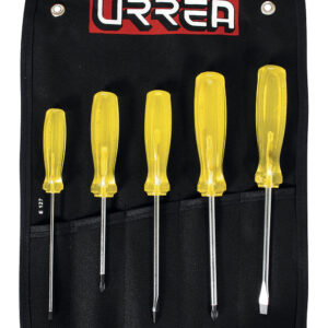JBUD01 Juego de 5 destornilladores ámbar combinado Urrea