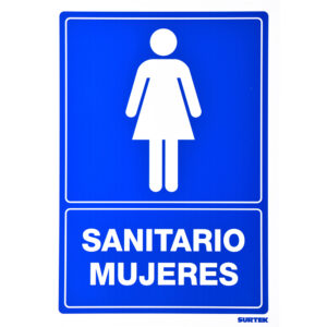 Señal "Sanitario mujeres" Surtek